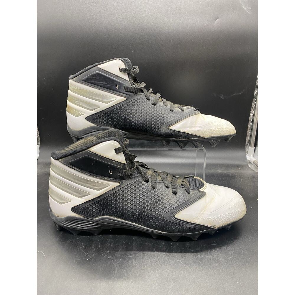 Adidas Freak Mid Ironskin Football Cleats B42358 Mens Size 14 black white